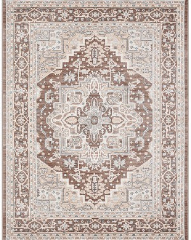 Ковер турецкий 36862A Avon (Полиэстер хит-сет, бежевый)