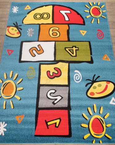 Ковер российский 20723-22088 Фэнси (Полипропилен, голубой)