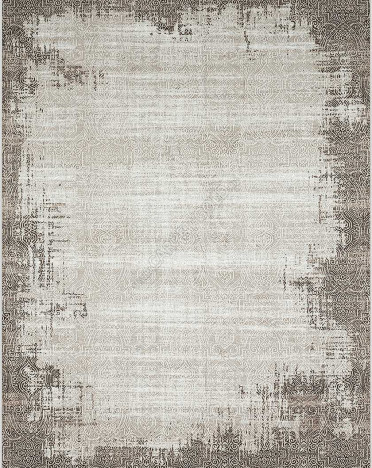 Ковер турецкий 36949C Sanat Viscon (полиэстер хит сет, бежевый)