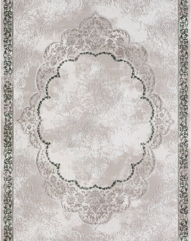 Ковер турецкий GL073Z NENSI (Хит-сет, бежевый, зеленый)