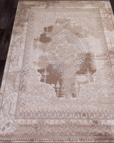 Ковер турецкий 03704A ARMINA (PP Heatset Высокоплотный, бежевый)