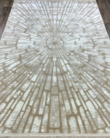 Иранский ковер Iran Paris 7143 (Бамбуковый шелк, бежевый)