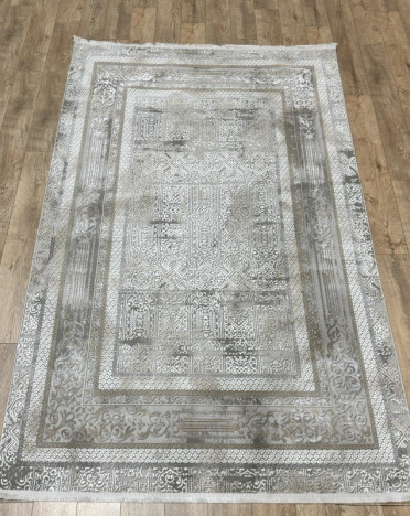 Турецкий ковер Elite Carpet OTTO 30163A (Акрил, серый)