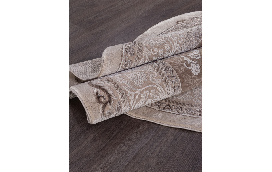Ковер 03874B - BROWN / BROWN - Круг ARMINA
