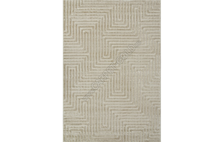 Ковер D786AP - BEIGE / BEIGE - Прямоугольник - коллекция JUNO