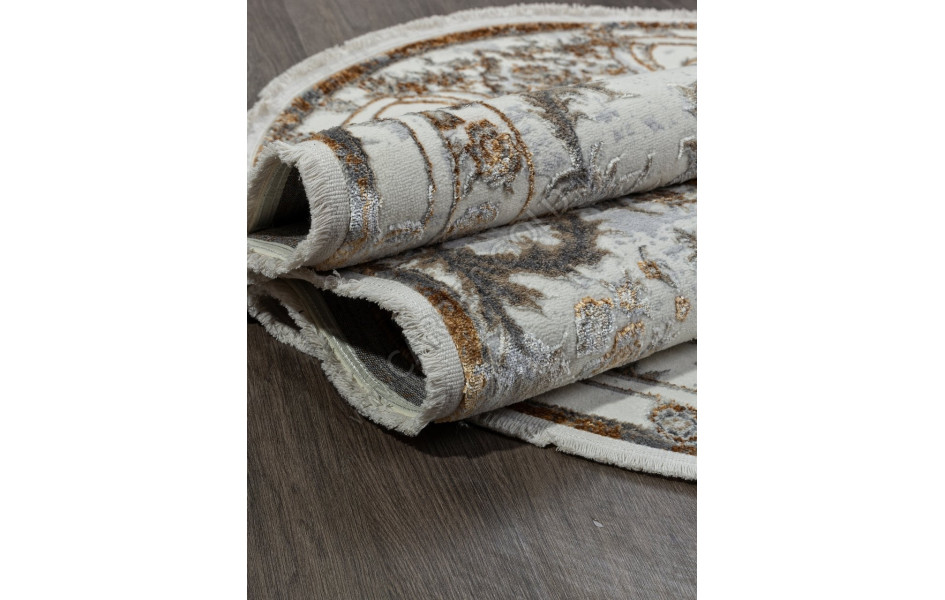 Ковер 00765A - GOLD FDY / CREAM HB - Овал - коллекция SAHARA