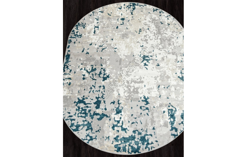 Ковер F283 - GRAY - Овал - коллекция PALERMO
