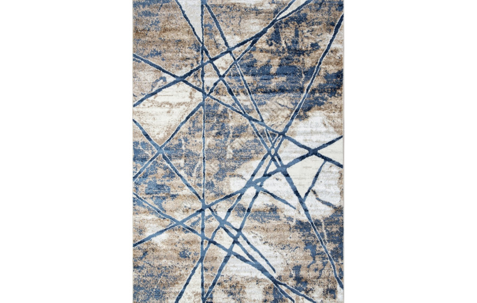 Ковер O1702 - 630 CREAM / BLUE - Прямоугольник - коллекция ANTEP