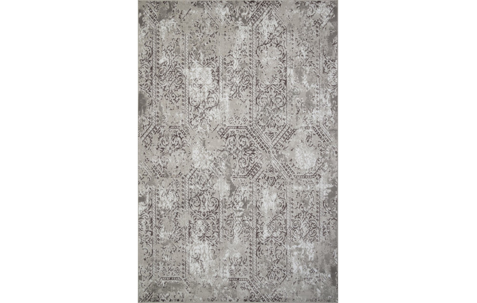 Ковер F390 - GRAY - Прямоугольник - коллекция SILVER