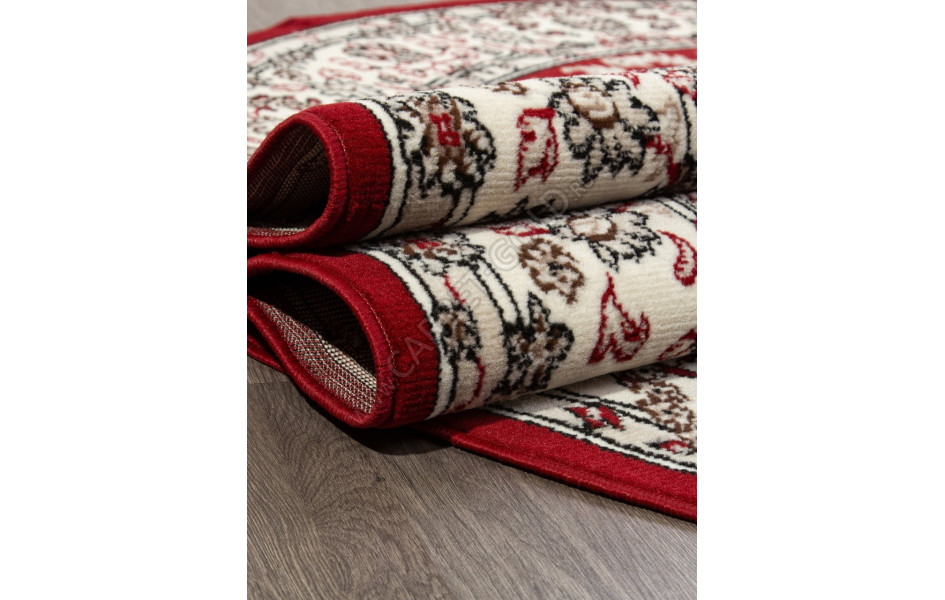 Ковер D412 - RED - Овал - коллекция GAVANA