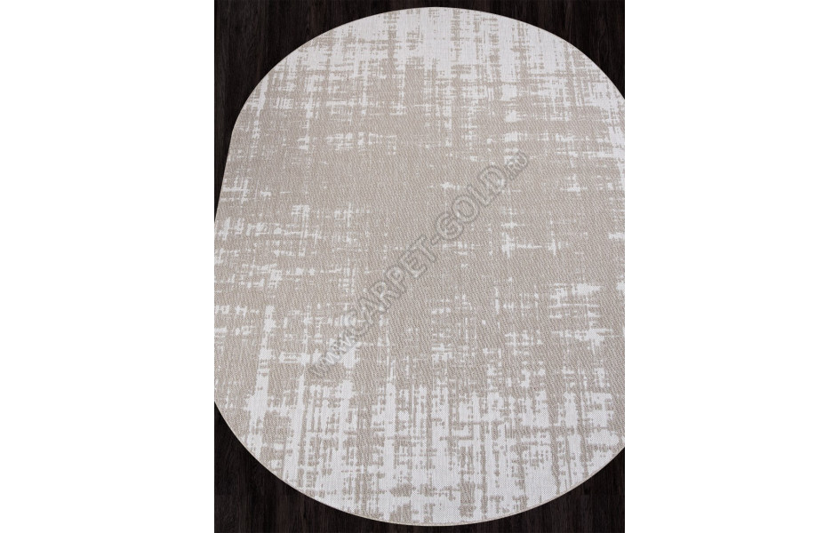 Ковер S131 - BEIGE - Овал - коллекция KAIR