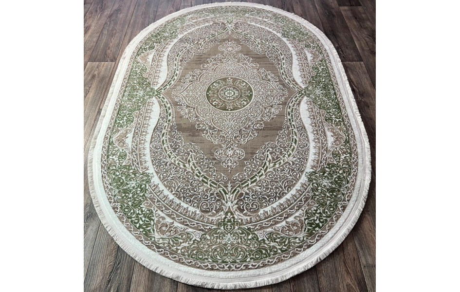 DECO 10137A GREEN-BEIGE овал