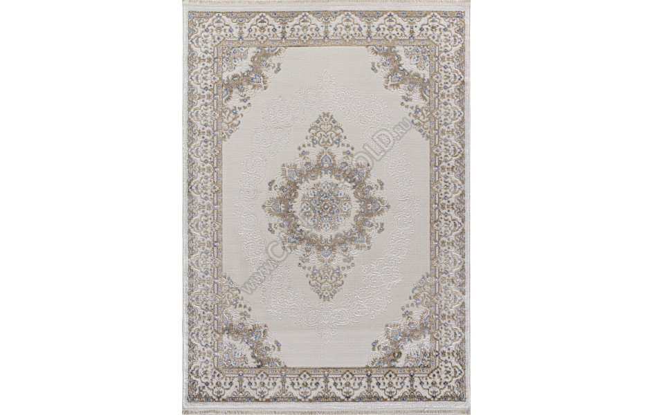 Ковер 27236A - CREAM / BLUE - Прямоугольник - коллекция MOSSO